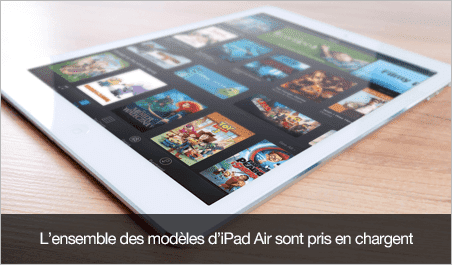 Réparation pour tous les modèles d'iPad Air.